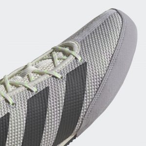 adidas Box Hog 3 Schuh Chalk White / Grey Six / Signal Green (FV6584)