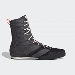 adidas Box Hog 3 Schuh Core Black / Grey Six / Solar Red (FV6586)