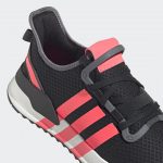 adidas U_Path Run Schuh Core Black / Flash Red / Grey Five (FX5262)