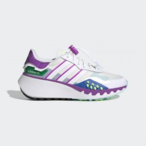 adidas Choigo Schuh Cloud White / Cloud White / Shock Purple (FY6501)
