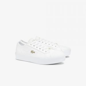 Lacoste Damen-Sneakers ZIANE PLUS GRAND Weiss (41CFA0054-21G)