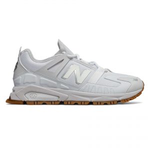 New Balance White XRCT Sneakers (MSXRCTEA)