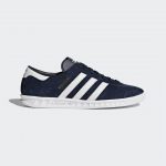 adidas Hamburg Schuh Collegiate Navy / Cloud White / Gold Metallic (S74838)