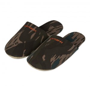 Carhartt WIP Script Embroidery Slippers Camo Unite / Copperton (I029924.0HF.XX)