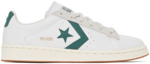 Converse Pro Leather Ox White / Forest Pine / Pale Putty (171317C)