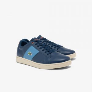 Lacoste Herren-Sneakers CARNABY Blau (42SMA0063-NV1)
