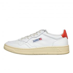 Autry Medalist Low White / Orange (AULMLL24)