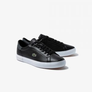 Lacoste Herren-Sneakers POWERCOURT 2.0 Schwarz (42SMA0021-237)