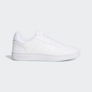 adidas Hoops 2.0 Schuh Cloud White / Cloud White / Cloud White (F35891)