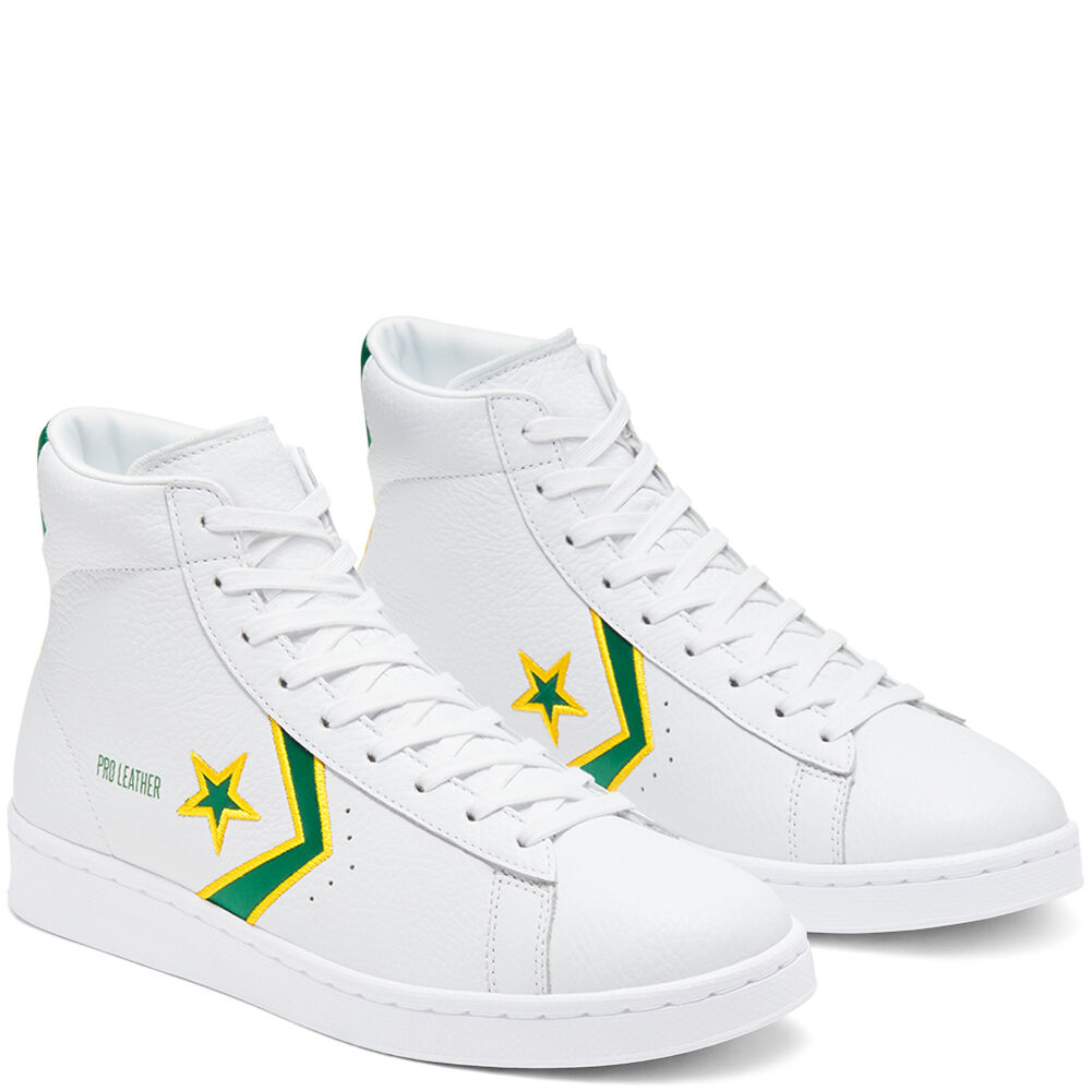 Converse Grenzen sprengen – mit dem „Celtics“ Pro Leather White White (167061C)