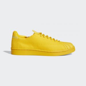 adidas Pharrell Williams Superstar Primeknit Schuh Bold Gold / Cardboard / Clear Aqua (S42930)