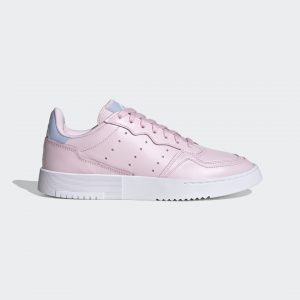 adidas Supercourt Schuh Clear Pink / Aeroblue / Cloud White (FU9956)