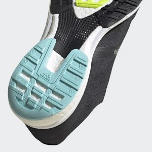adidas Adizero Adios 5 Laufschuh Core Black / Silver Metallic / Solar Yellow (FY2018)