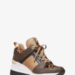 Michael Kors Sneaker Georgie  Brown Multi (43F1GEFS3B)