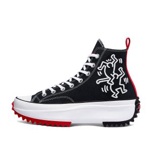 Converse  WMNS x Keith Haring Run Star Hike High Black Red (171859C-001)