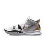 Nike  Kyrie 7 White Black Gold (CQ9326-101)