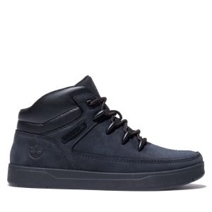 Timberland Junior Davis Square Mittelhohe Wanderschuhe In Schwarz Schwarz Kinde Schwarz (A283C015)