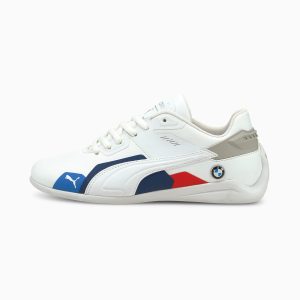 Puma BMW M Motorsport Drift Cat Delta Jugend Motorsportschuhe Weiß (306899-02)