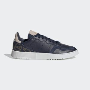 adidas Supercourt Schuh Collegiate Navy / Crystal White / Gold Met. (EG5022)