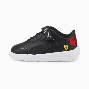 Puma Scuderia Ferrari Drift Cat Delta Baby Motorsportschuhe Schwarz/Rot (306898-01)