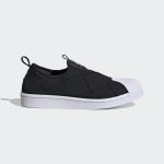 adidas Superstar Slip-On Core Black Cloud White Pink (W)