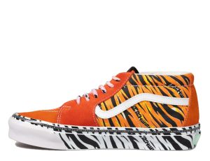 Vans  x Aries UA OG SK8-Mid LX Tiger Bright (Vn0a4bvc9ww1)