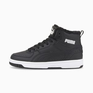 Puma Rebound Joy Fur Jugend Schwarz (375477-01)