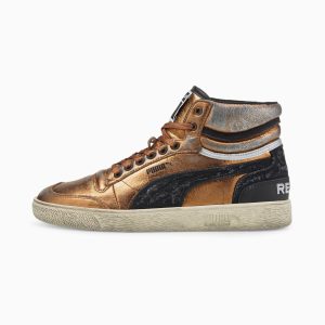 Puma Ralph Sampson Mid in Metallic-Optik Schwarz (385289-01)