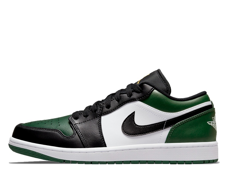 Air Jordan  1 Low Green Toe (553558-371)