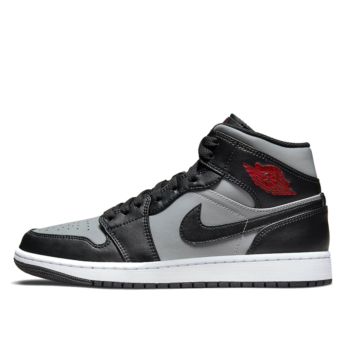 Air Jordan  1 Mid Shadow Red Grey (554724-096)