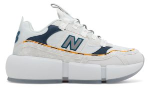 New Balance White and Navy Jaden Smith Edition Vision Racer Sneakers (MSVRCJSG)