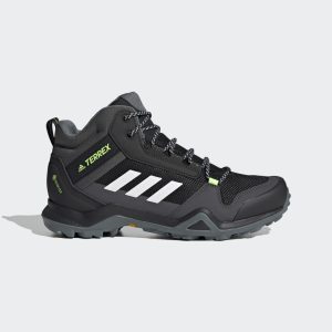 adidas TERREX AX3 Mid GORE-TEX Wanderschuh Core Black / Cloud White / Acid Yellow (FX4561)