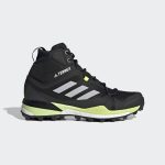 adidas TERREX Skychaser LT Mid GORE-TEX Wanderschuh Core Black / Grey Two / Solar Yellow (FZ2532)