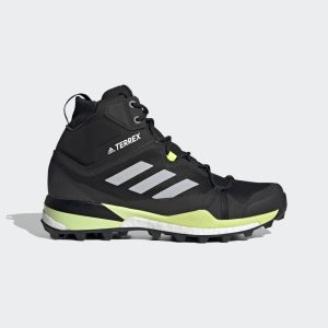 adidas TERREX Skychaser LT Mid GORE-TEX Wanderschuh Core Black / Grey Two / Solar Yellow (FZ2532)