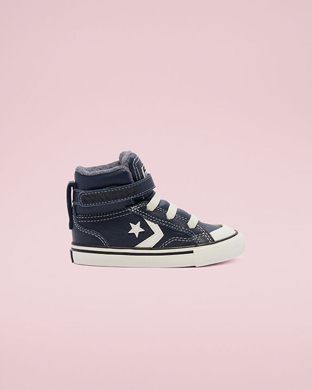 Converse Leather & Heathered Knit Pro Blaze Strap High Top Schuh Blue Blue (769320C)