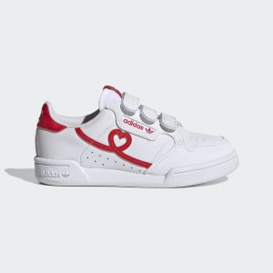adidas Continental 80 CF Kids  Footwear White / Vivid Red / Footwear White (FY2579)