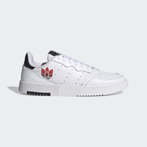 adidas Supercourt Schuh Cloud White / Scarlet / Core Black (FY5829)