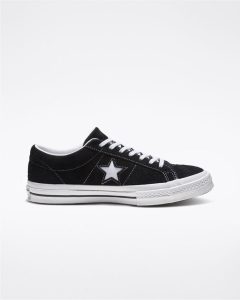 Converse One Star Premium Suede Black Black (158369C)