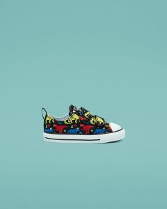Converse Toddlers’ Dino Class Easy-On Chuck Taylor All Star Low Top Black/Multi/White (769234C)