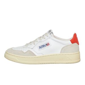 Autry Medalist Low White / Orange (AULWLS45)