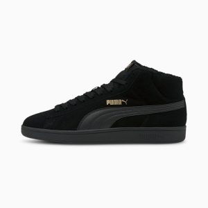 Puma Smash v2 Mid Winter Schwarz (375870-02)