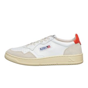 Autry Medalist Low White / Orange (AULMLS45)