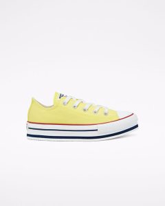 Converse Everyday Ease Platform Chuck Taylor All Star Low Top für ältere Kinder Yellow Yellow (668283C)