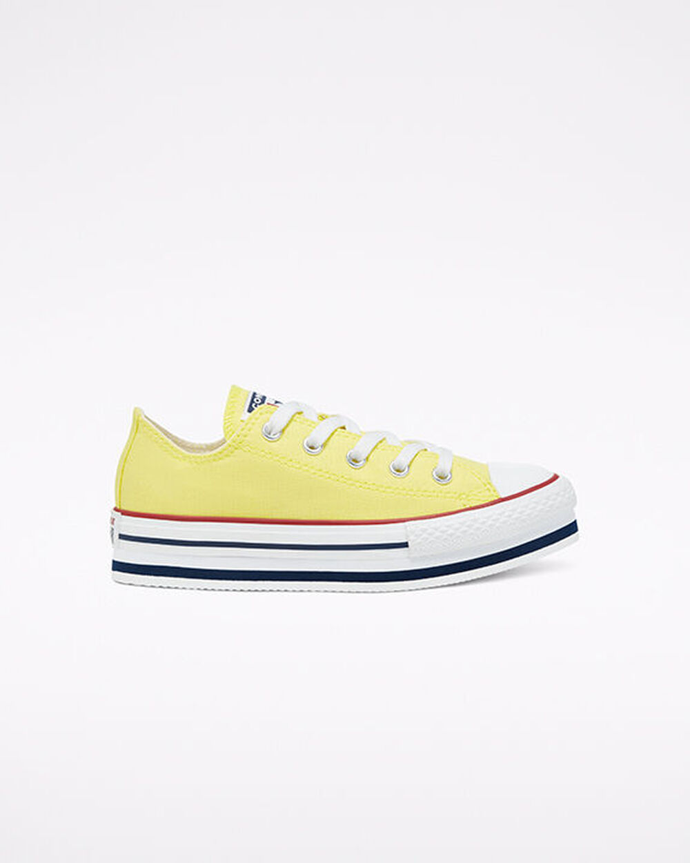 Converse Everyday Ease Platform Chuck Taylor All Star Low Top für ältere Kinder Yellow Yellow (668283C)