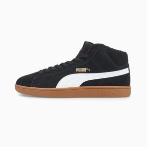 Puma Smash v2 Mid Winter Schwarz (375870-01)