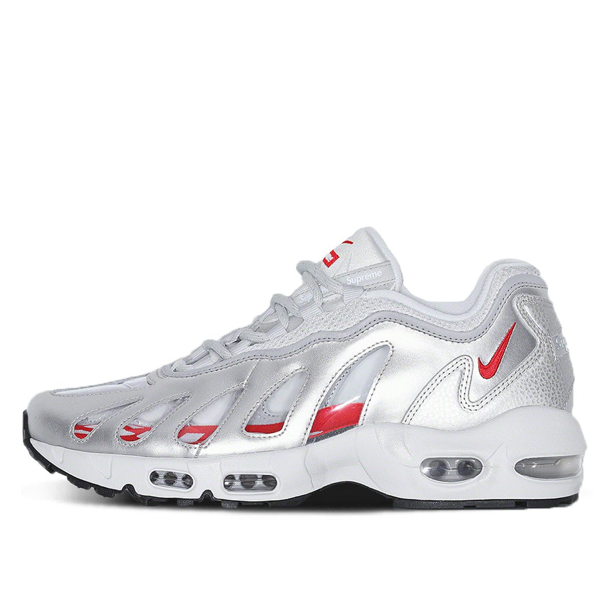 Supreme  x Nike Air Max 96 Metallic Silver (SS21) (CV7652-001)