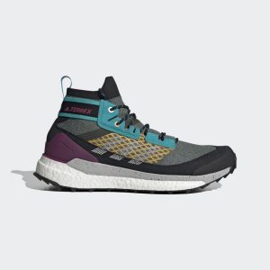 adidas Terrex Free Hiker Legend Earth / Grey Two / Signal Cyan (FV6818)