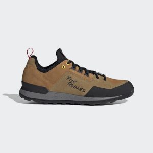adidas Five Ten Five Tennie Schuh Khaki / Core Black / Hazy Yellow (FX6846)
