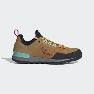 adidas Five Tennie Schuh Khaki / Core Black / Acid Mint (FX6856)