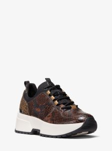 Michael Kors Sneaker Cosmo  Dark Luggage (43F0CSFS1E)
